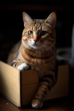 Gato felino estima&ccedil;&atilde;o ra&ccedil;a fofo retrato pet dom&eacute;stico  IA Generativa
