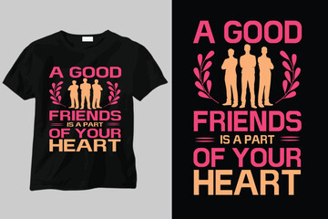 Friendship day t shirt design wonderful t shirt