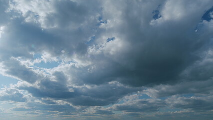 Cinemagraphs stratocumulus clouds b-roll. Early winter after rain the sky is always bright. Stratus...