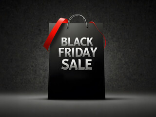 Black Friday sale. Concept of creative marketing during the sale period or season design.