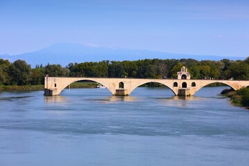 Bridge of Saint Benezet in Avignon, France