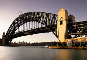 A view of the Sydney Harbour Bridge