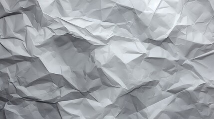 Obraz premium Textured White Crumpled Paper Background