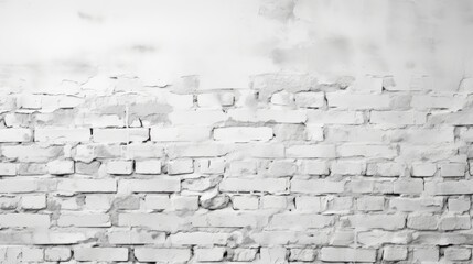 White Brick Wall Texture for Background and Design