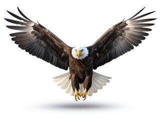 Obraz premium Eagle bird isolated on white background