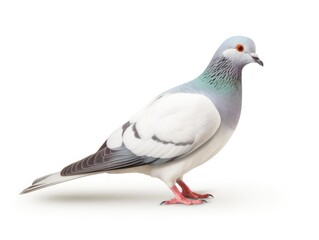 Dove bird isolated on white background