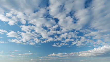Cinemagraphs cumulus and cirrocumulus on different layers clouds b-roll. Early winter after rain...