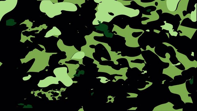 Camouflage transition army green