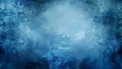 Obraz premium blue paper background old vintage texture grunge design elegant dark blue center and light blue faded border 
