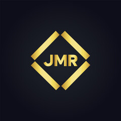 Obraz premium JMR logo. J M R design. White JMR letter. JMR, J M R letter logo design. J M R letter logo design in FIVE, FOUR, THREE, style. letter logo set in one artboard. J M R letter logo vector design.