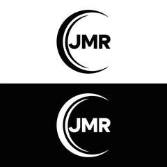 JMR logo. J M R design. White JMR letter. JMR, J M R letter logo design. J M R letter logo design in FIVE, FOUR, THREE, style. letter logo set in one artboard. J M R letter logo vector design.
