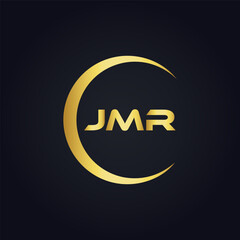 Obraz premium JMR logo. J M R design. White JMR letter. JMR, J M R letter logo design. J M R letter logo design in FIVE, FOUR, THREE, style. letter logo set in one artboard. J M R letter logo vector design.