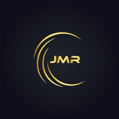 Obraz premium JMR logo. J M R design. White JMR letter. JMR, J M R letter logo design. J M R letter logo design in FIVE, FOUR, THREE, style. letter logo set in one artboard. J M R letter logo vector design.