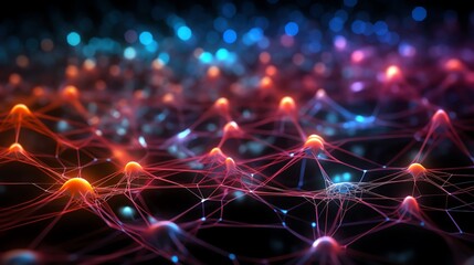 Obraz premium AI neural network visual