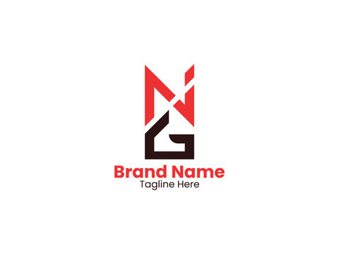 NGI letter logo design with white background. NGI creative letter logo. simple and modern letter logo.