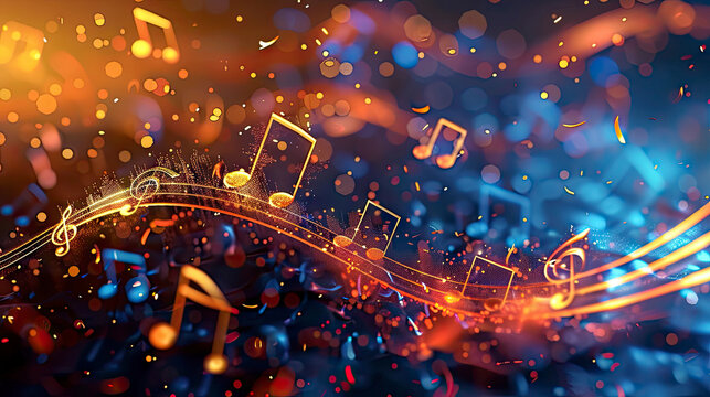 abstract mucis background