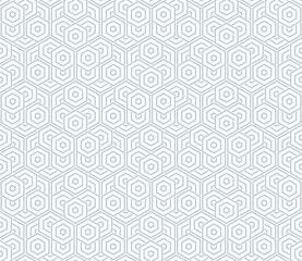 Abstract geometric pattern. A seamless vector background. White and gray ornament. Graphic modern pattern. Simple lattice graphic design