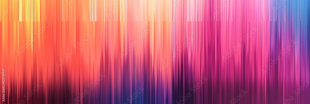 Poster motion gradient light rays banner cover background, vertical line background with rainbow colorful s
