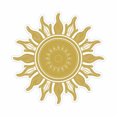 sun sticker