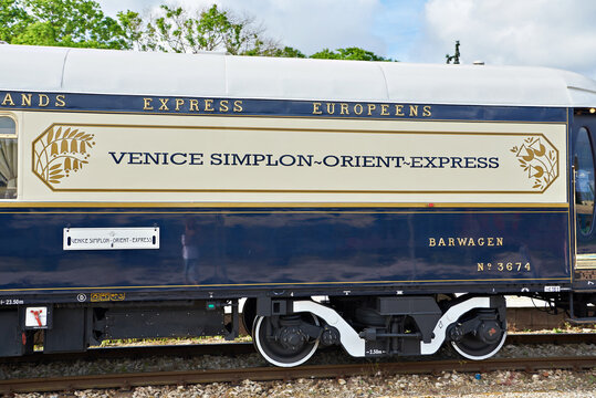 Varna, Bulgaria, June 06, 2023; Orient Express train