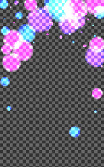 Pink Spot Background Transparent Vector. Dot Anniversary Texture. Sunshine Design. Blue Ball Luxury Card. Purple Starburst.