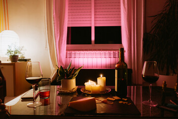 Romantic Date Night Setup