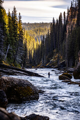 river in the mountains