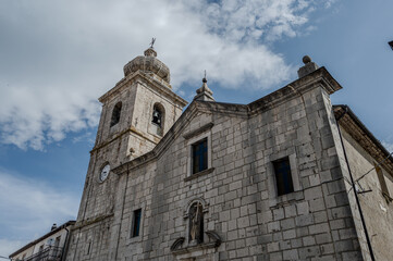 Fototapeta premium Rionero Sannitico, Isernia. Mother church of San Bartolomeo Apostolo
