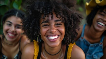 Group of Friends Enjoying Together - Powered by Adobe