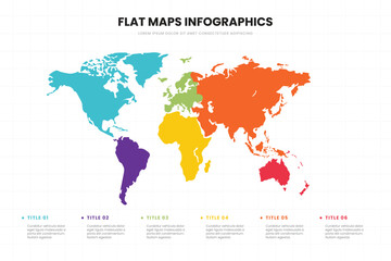 world map infographic template