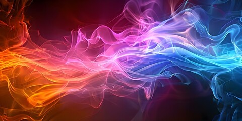 Technological and Diverse Abstract Design Symbolizing Growth and Potential. Concept Abstract Art, Technology, Diversity, Growth, Potential