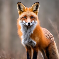 Fototapeta premium red fox vulpes