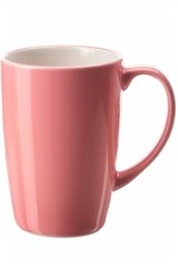 Colorful Ceramic Coffee Mug mock up on a white background. Great as product design, print space