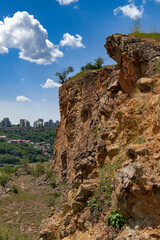 formation in the mountains