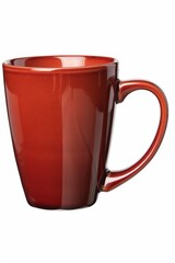 Colorful Ceramic Coffee Mug mock up on a white background. Great as product design, print space