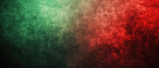Obraz premium Ultrawide Backdrop Abstract Rough Painting Texture In Red And Green Wallpaper Background 