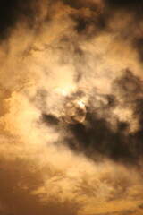 満月　月のある景色