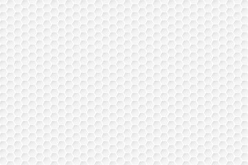 Golf ball texture background. Golf ball texture. White honeycomb background. Seamless hexagon pattern. Vector illustration