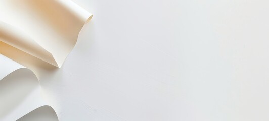 Serene Minimalism - White Background with Subtle Yellow Accents for Modern Aesthetic