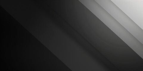 Serene Gradient Transition from Midnight Black to Charcoal Gray Background