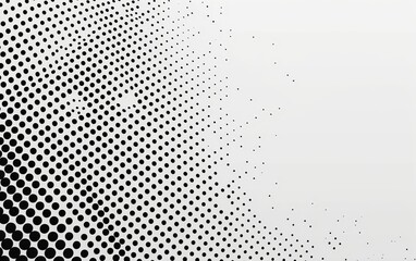 Subtle Elegance - Monochromatic Black Dots on Light Gray Minimalist Background
