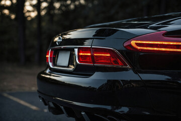 An image of Sedan car tail