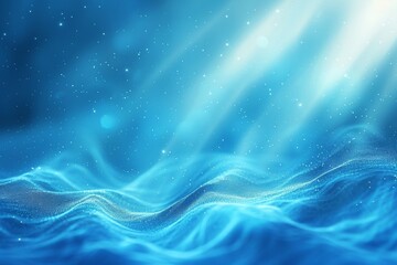 Fototapeta premium Blue Abstract Beam Business Background