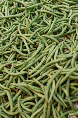 green beans at farmers market