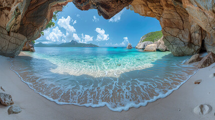 Famous beach and rock formation called for bath - Powered by Adobe