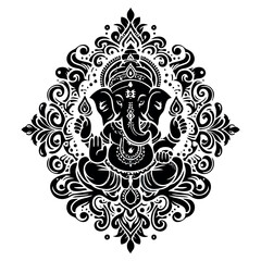 Inspiring beautiful illustrations of Lord Ganesha