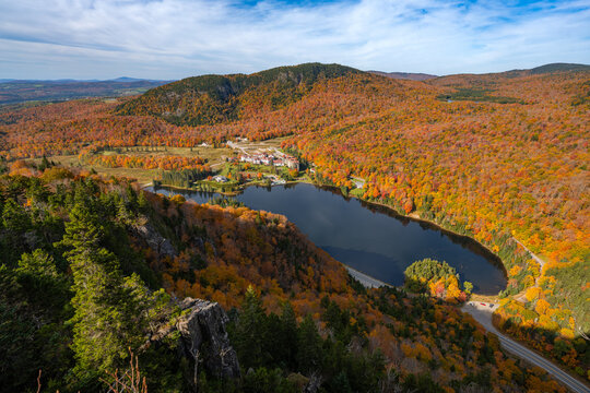 Vibrant Autumn Colors At Dixville Notch New Hampshire