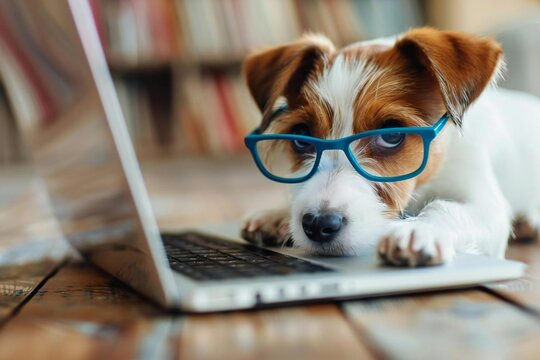 Cyber Nerd friends experience virtual reality Pug accident