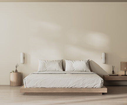Bedroom interior, 3d rendering
