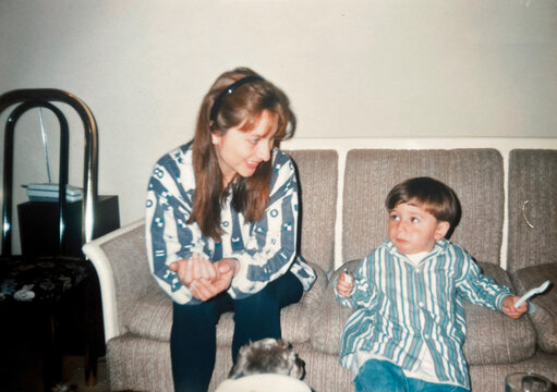 Mother and son